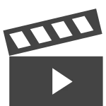 Clapboard Play SVG Icon